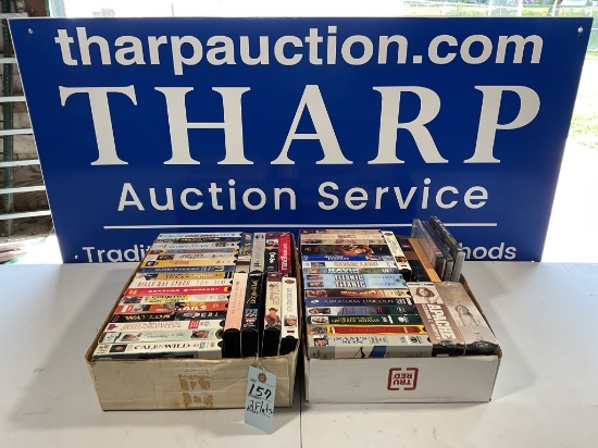 2 Flats of VHS Movies