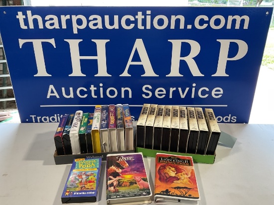 2 Flats of VHS Movies