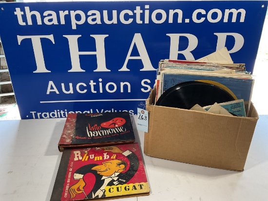 Box of Record Albums
