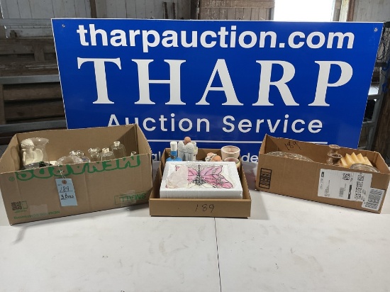 3 boxes of Misc Decor