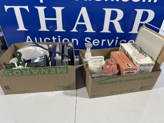 2 Flats of Misc Kitchen supplies