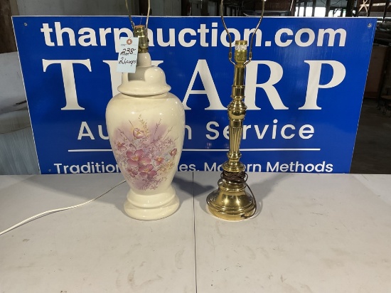 2 large lamps