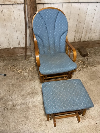 Glider Chair & Ottoman
