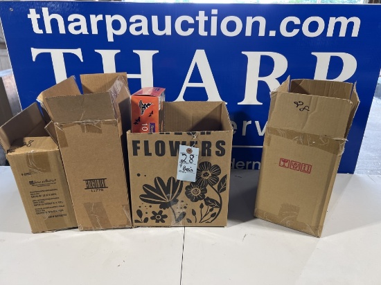 4 boxes of Halloween Decor