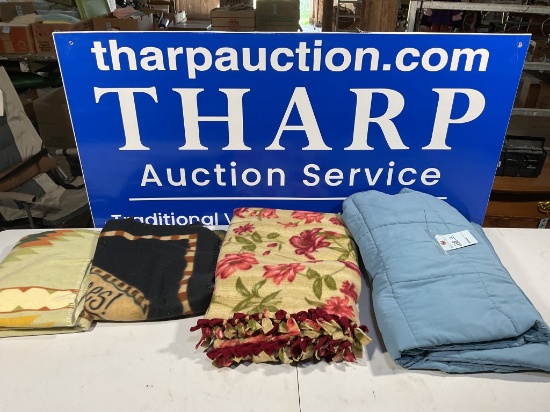 Variety of blankets