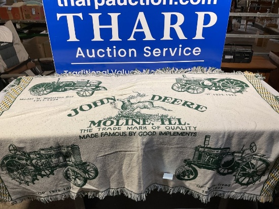 John Deere Woven Blanket