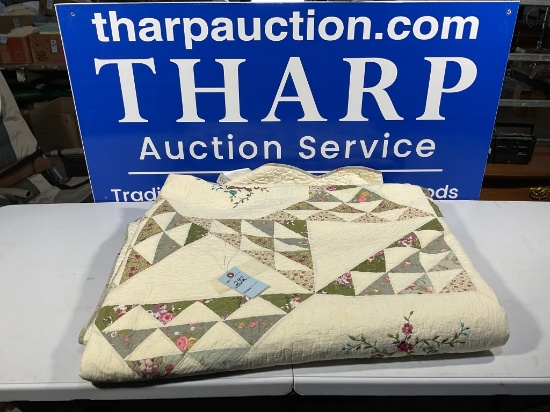 Large Cream Quilt