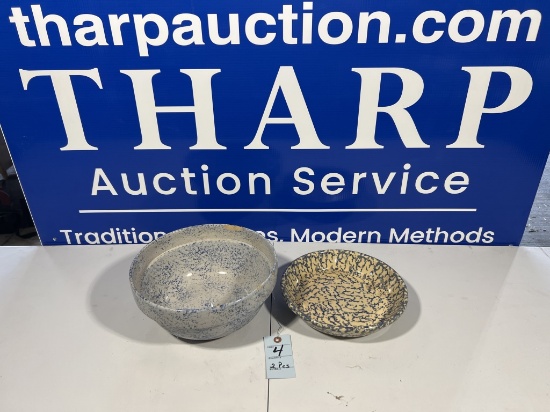 Pie pan and Decorative Bowl