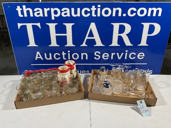2 Boxes of Misc Glassware
