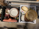 3 crates of Flower Pots