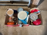 3 Boxes of Plastic Kitchen Items