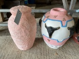 2 Native American Vases