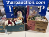 4 boxes of Misc Christmas Decorations