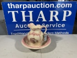 Pink Decorative Vase and Bowl