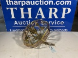 Glass and Brass Style Hanging Light Fixture