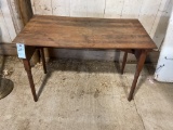 Wooden end table