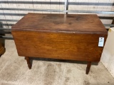 Wooden Table with Flip up Leaves