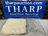 Cream colored comforter