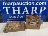 2 boxes of glassware
