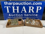 2 flats of various glassware