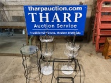 4 piece metal stands