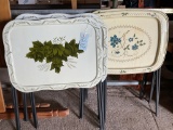 2 Sets of TV Trays