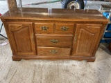 Thomasville Oak China Hutch