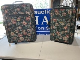 2 Verdi Floral Suitcases