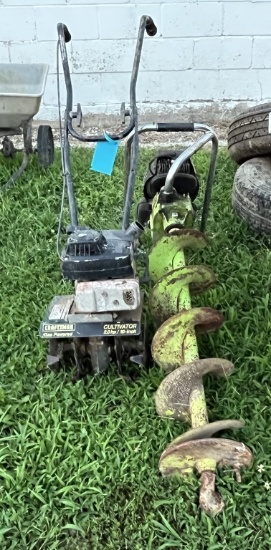 Rototiller and Post Hole Digger