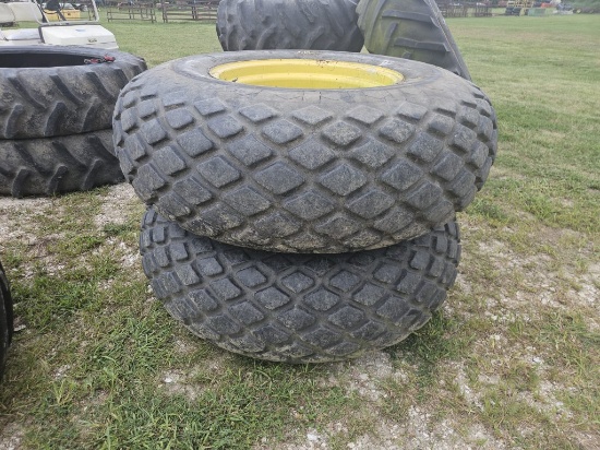 Tires 18.4-26 diamond tred on rims I