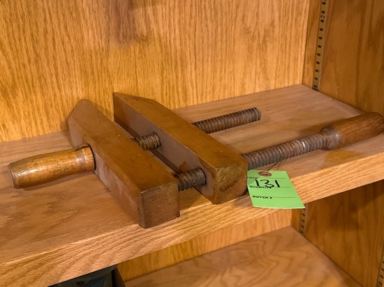Wooden Screw Clamp with Dual Handles