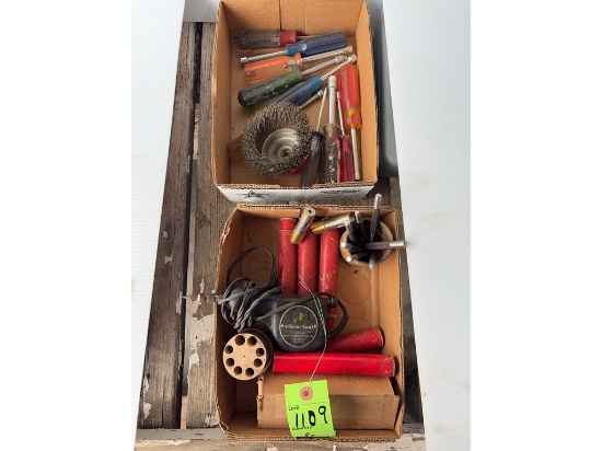 Screwdrivers, Wire Brush, Vibra-Tool, Punches