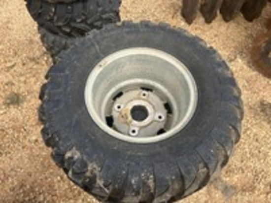 Frontier Duro Tires and Wheels 26 x 11 R12 Full set of tires and wheels (4)
