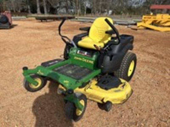 John Deere Z445 Zero Turn Mower SN: M0Z445C061791, 54" blade