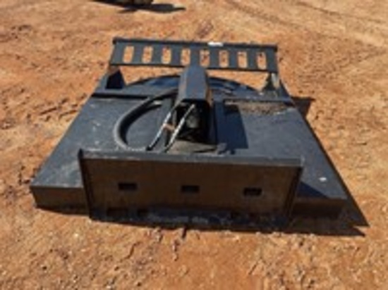 Skid Steer Brush Cutter w/Hydraulic Orbit Motor