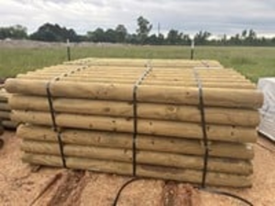 Bundle of 6 x 8 Wood Posts