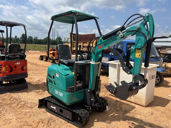 2025 AGT QK16R Mini Excavator Unused SN:  QK16R202503260428, RATO engine,  15HP Bkt ,Hydraulic Thumb