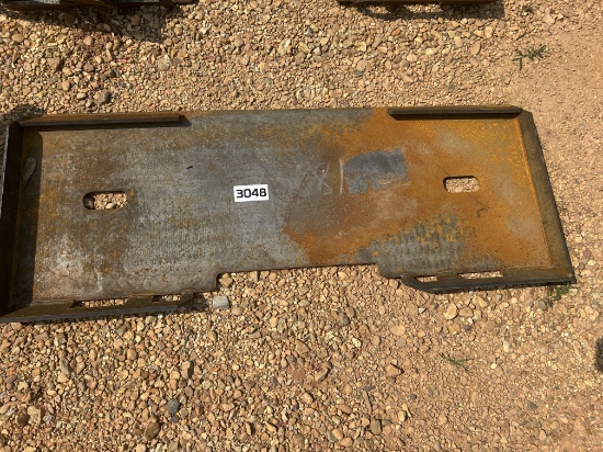 skid steer weld on plates