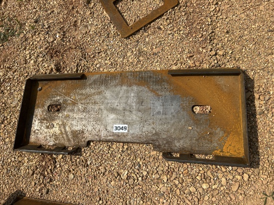 skid steer weld on plates