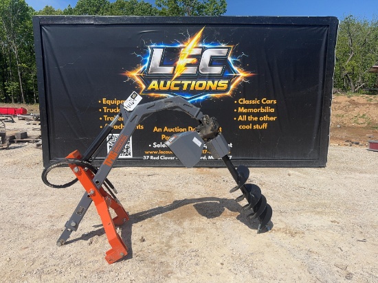 New Unused 12 inch TMG Auger 3 Point Attachment