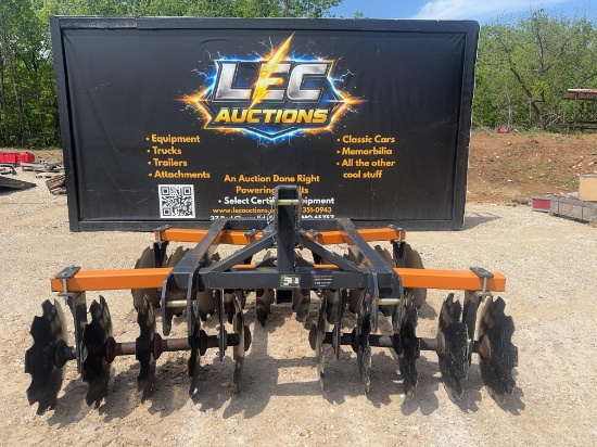 UNUSED WOLVERINE 84IN DISC HARROW 3 POINT ATTACHMENT