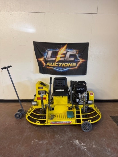Unused Ride On Concrete Power Trowel