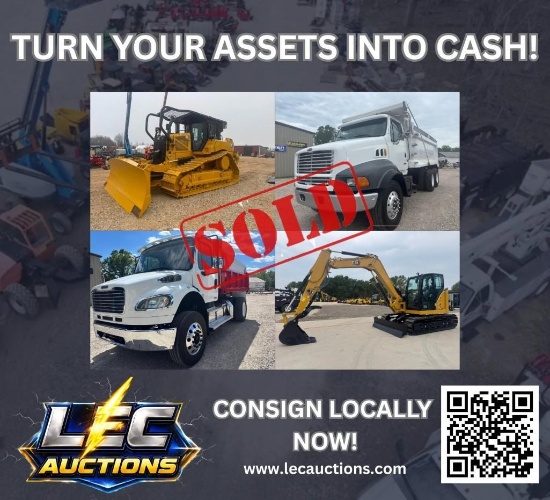 Sell Your Equipment In This Auction