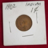 1902 Indian penny