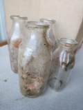4 Milk Bottles