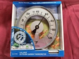 Outdoor Garden Thermometer w/ Alum Rod