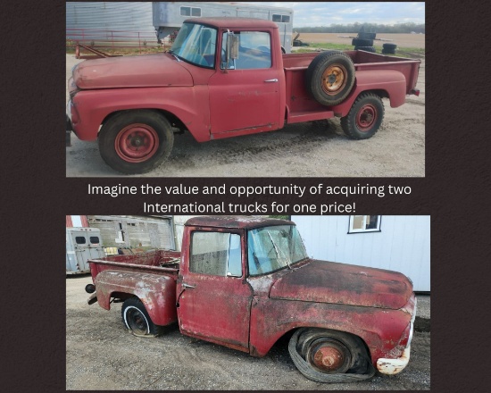 2 International Trucks