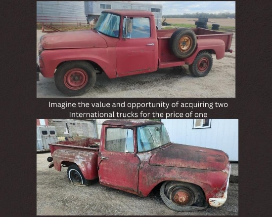 2 International Trucks