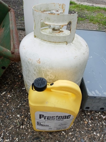 Propane tank and Antifreeze