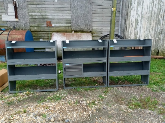 3 Metal Storage racks